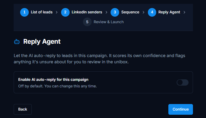 Reply Agent stage